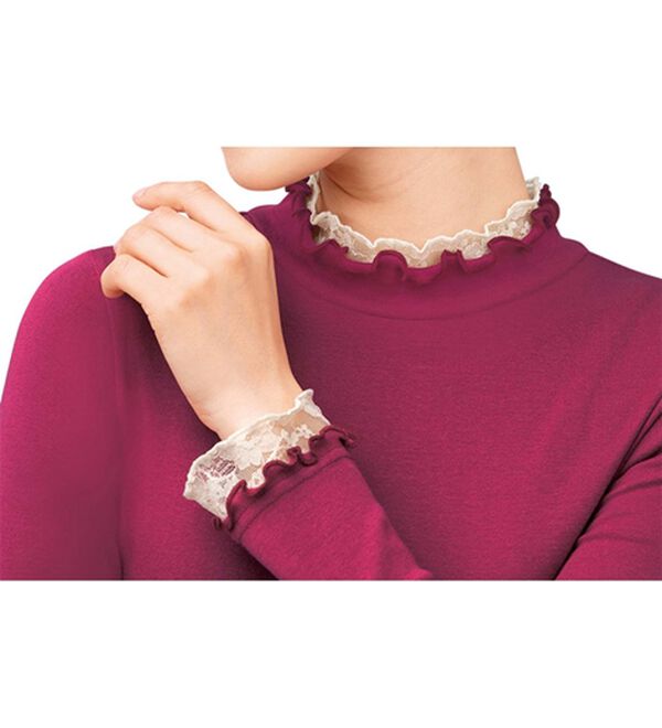 LAVIENNE（ラヴィエンヌ）の「【５枚組】配色フリルレースの上品インナー（肌着・インナーウェア）」｜詳細画像