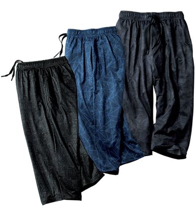 「【３本組】そのままお出掛け大人柄ステテコ（メンズ靴下・タイツ）」