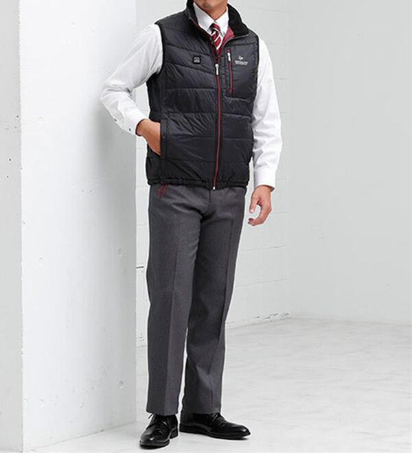 「＜ダンロップ・モータースポーツ＞秒・暖（すぐにあったか）ヒーター付ベスト（メンズベスト）」｜詳細画像