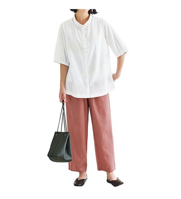 BELLUNA（ベルーナ）の「ポケットデザイン切替ブラウス（ブラウス）」｜詳細画像