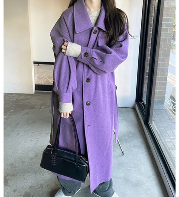 GeeRA（ジーラ）の「ポケットデザインステンカラーコート（ロングコート）」｜詳細画像