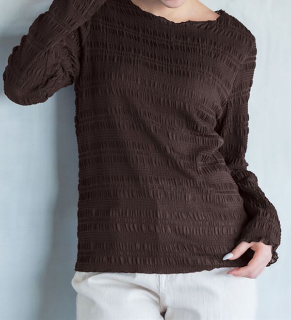 RANAN（ラナン）の「シャーリングプルオーバー（カットソー）」｜詳細画像