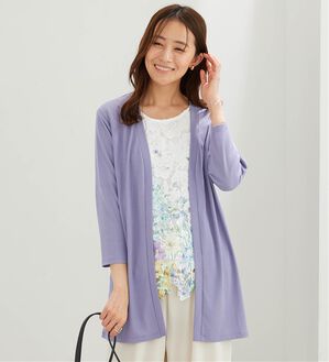 BELLUNA（ベルーナ）の「彩り花柄レースカーディガンアンサンブル（アンサンブル）」｜詳細画像