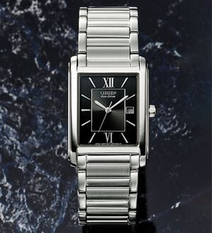 「＜シチズン＞エコ・ドライブ（メンズ腕時計）」｜ブラック