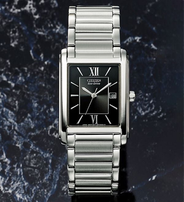 「＜シチズン＞エコ・ドライブ（メンズ腕時計）」｜ブラック