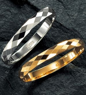 ルフラン（ルフラン）の「１８金・プラチナミラーカットリング（リング）」｜詳細画像