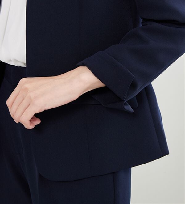 BELLUNA（ベルーナ）の「＜Ｃ／Ｓ＞ノーカラージャケット（ノーカラージャケット）」｜詳細画像