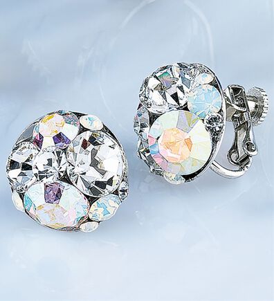 BELLUNA（ベルーナ）の「＜プレシオサ＞チェコ製クリスタルガラスイヤリング・ピアス（イヤリング・ピアス）」