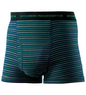 「染みないエチケットボクサー（メンズボクサーパンツ）」｜ネイビーボーダー