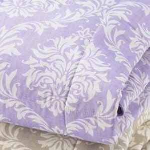 「洗えるシルクわた１００％肌掛布団（掛布団）」｜パープル