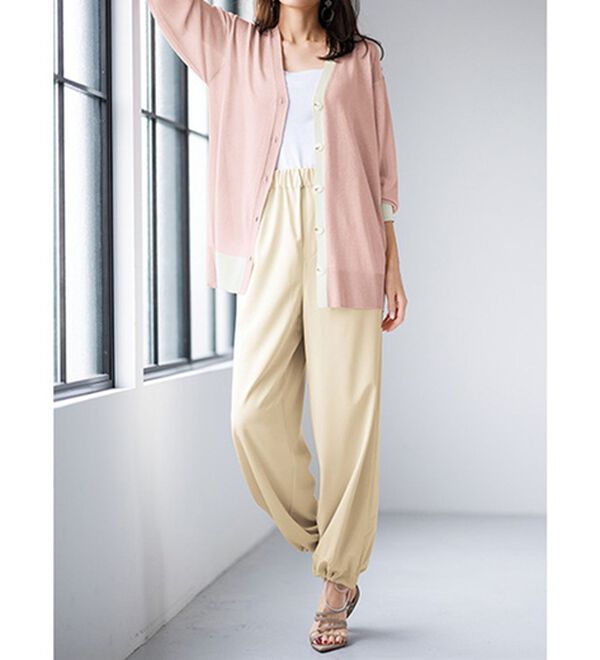 RANAN（ラナン）の「配色ラメカーディガン（ニットカーディガン）」｜詳細画像