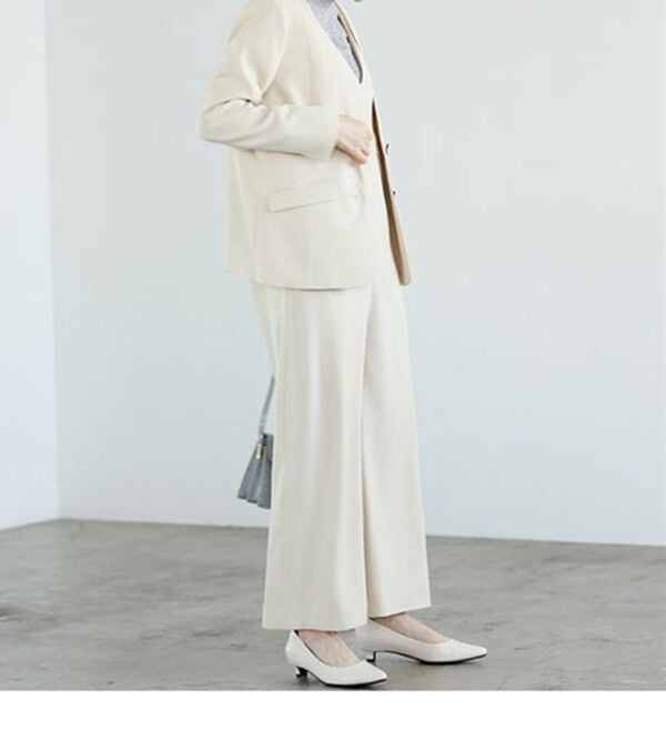 GeeRA（ジーラ）の「ジャケット＆ブラウス＆オールインワン3点セットスーツ（その他スーツ）」｜詳細画像