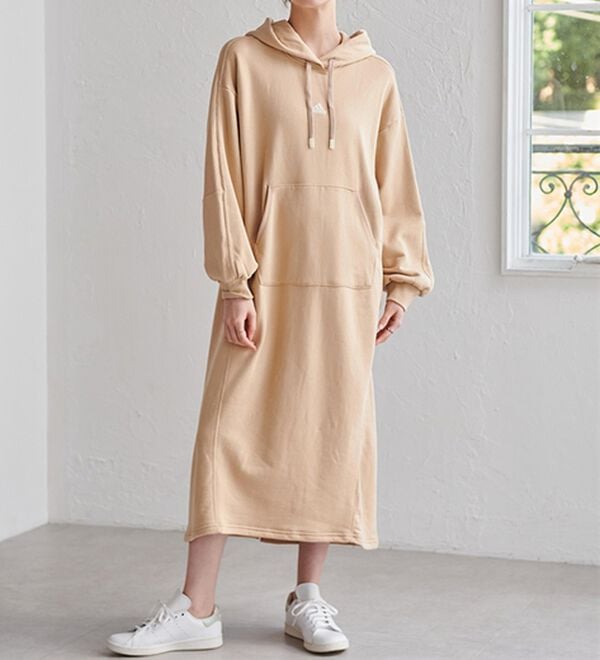 RANAN（ラナン）の「＜ａｄｉｄａｓ＞スウェットワンピース（その他ワンピース）」｜詳細画像