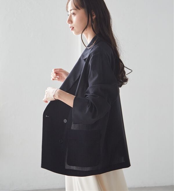 RANAN（ラナン）の「シアーダブルジャケット（テーラードジャケット）」｜詳細画像