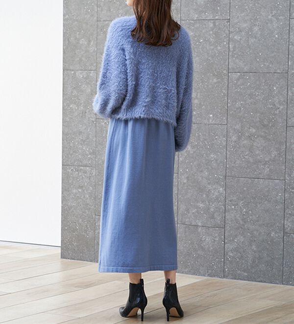 RANAN（ラナン）の「フェザーニットワンピースアンサンブル（ニットワンピース）」｜詳細画像