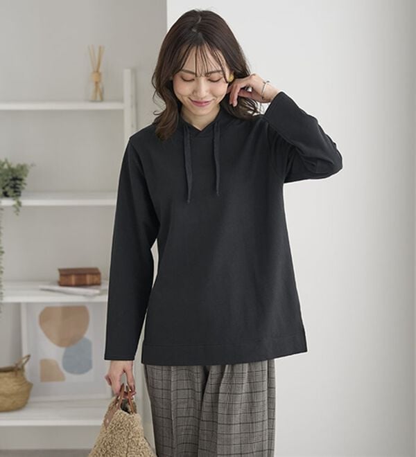 BELLUNA（ベルーナ）の「【２枚セット】大人カジュアルプルオーバー（カットソー）」｜詳細画像