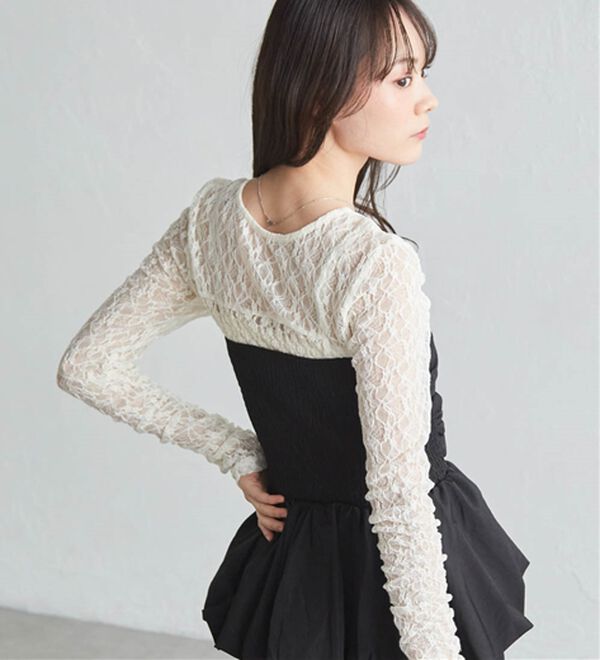 RANAN（ラナン）の「パッチワークレースT（カットソー）」｜詳細画像