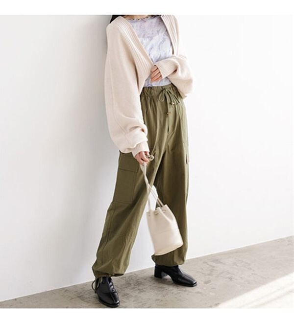 GeeRA（ジーラ）の「ふんわり柔らかニットボレロカーディガン（ニットカーディガン）」｜詳細画像