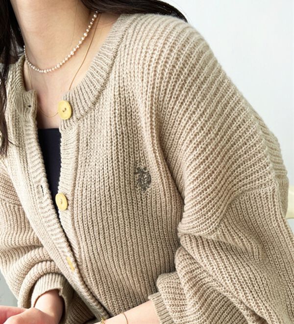 GeeRA（ジーラ）の「【Ｕ．Ｓ．ＰＯＬＯ　ＡＳＳＮ】ニットカーディガン（ニットカーディガン）」｜詳細画像