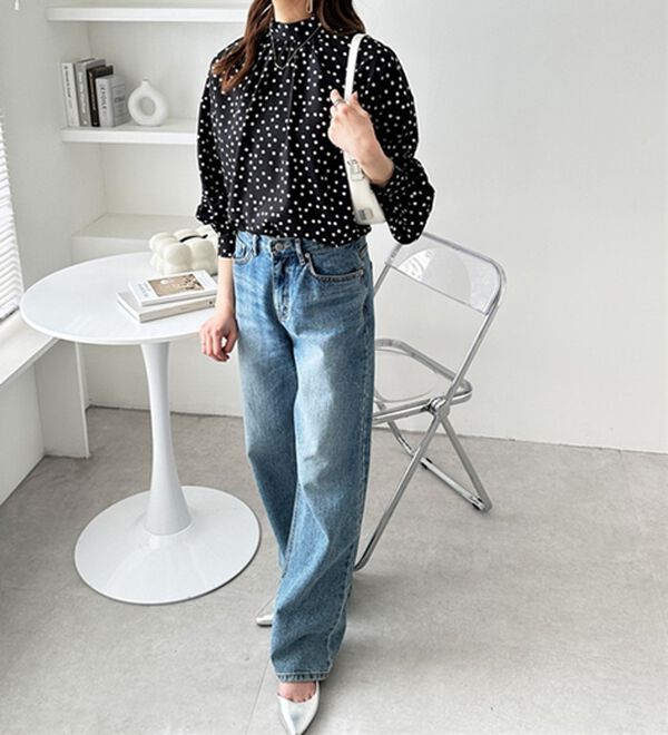 GeeRA（ジーラ）の「前後２ｗａｙボウタイブラウス（ブラウス）」｜詳細画像