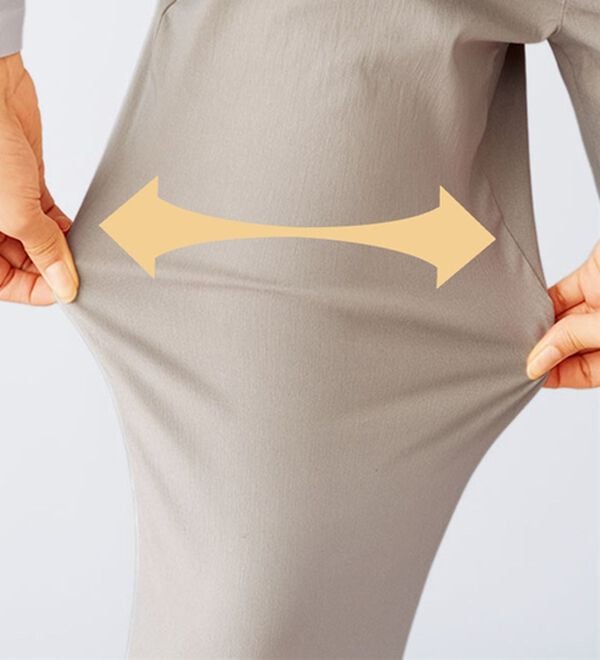 BELLUNA（ベルーナ）の「チノ見えストレッチ素材テーパードパンツ（テーパードパンツ）」｜詳細画像