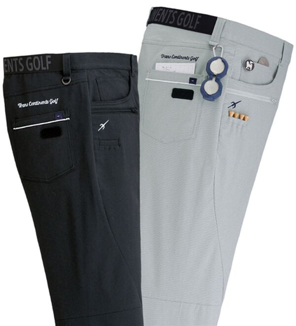 「【２本組】＜トランスコンチネンツゴルフ＞ラウンドに便利なアクティブパンツ（メンズフルレングスパンツ）」｜2本組