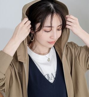 BELLUNA（ベルーナ）の「【接触冷感】絶対に焼けたくない！後プリーツＵＶパーカー（パーカー）」｜ベージュ