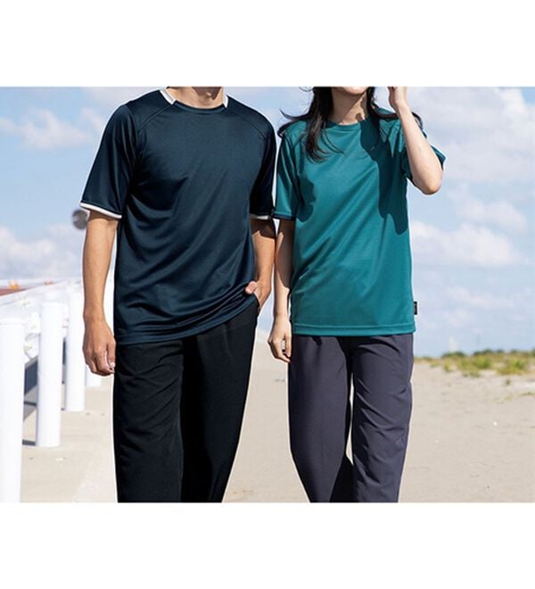 「日本製　男女兼用多機能スポーツウェア（メンズＴシャツ）」｜詳細画像