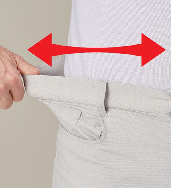 「＜クロコダイル＞ドビー柄パンツ（メンズフルレングスパンツ）」｜詳細画像