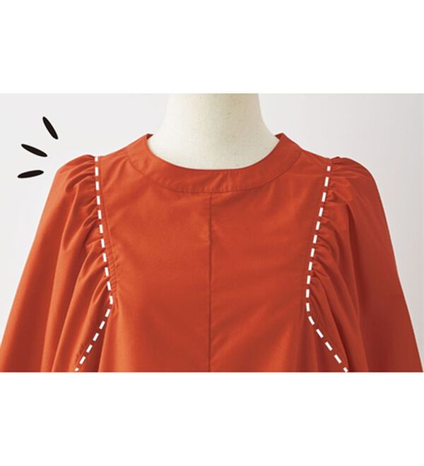 BELLUNA（ベルーナ）の「錯覚華奢見せ！ふわりブラウス（ブラウス）」｜詳細画像