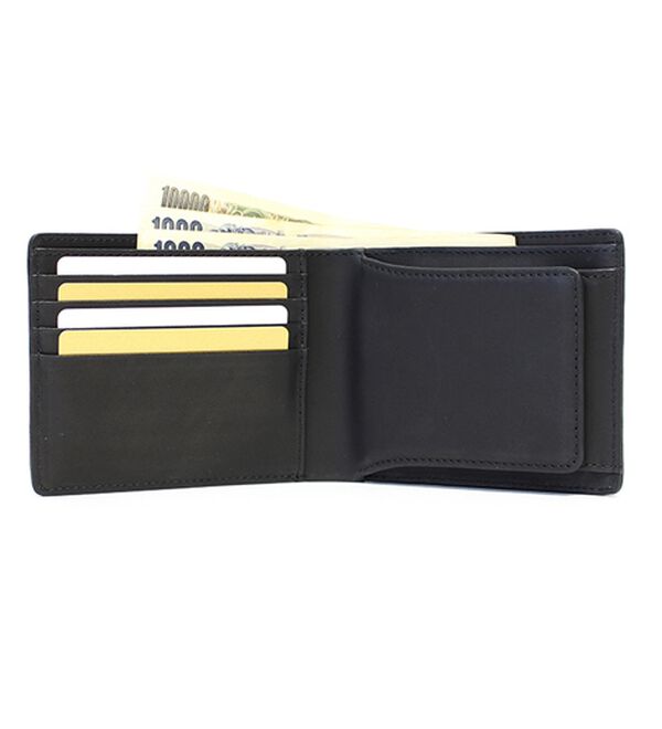 「 ＜ＦＲＵＨ（フリュー）＞リアルカーボン　二つ折り財布（メンズ財布・パスケース）」｜詳細画像