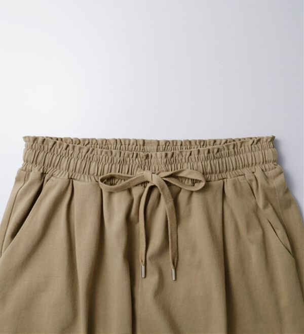 BELLUNA（ベルーナ）の「着心地楽々！綿１００％イージーパンツ（ワイドパンツ・ガウチョ）」｜詳細画像