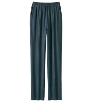 ルフラン（ルフラン）の「日本製肌に優しい綿混ラク楽パンツ（その他パンツ）」｜ネイビー