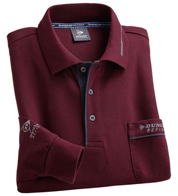 「＜ダンロップ・リファインド＞三拍子そろった定番ポロシャツ（メンズポロシャツ）」｜ワイン