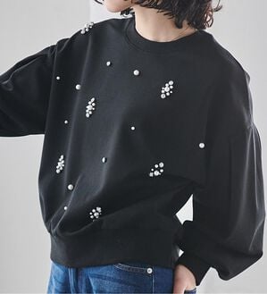 RANAN（ラナン）の「ビジュー使いボリューム袖プルオーバー（カットソー）」｜詳細画像