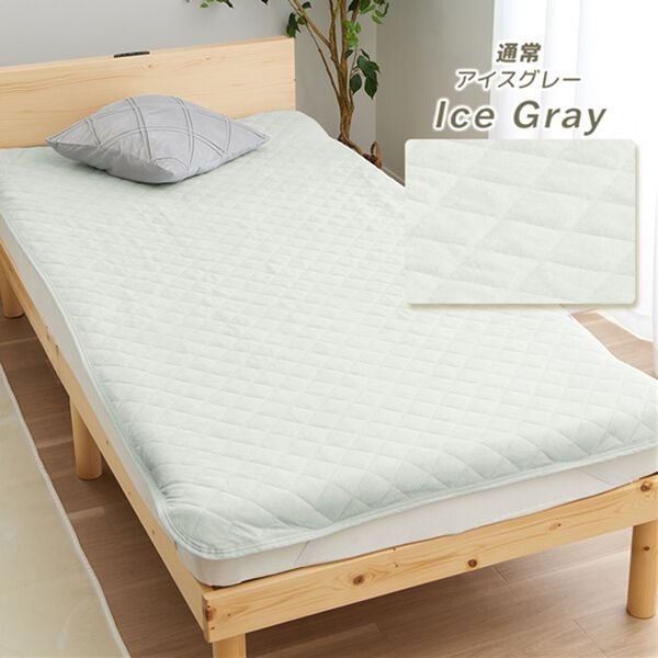 iellio（イエリオ）の「タオル地が気持ちいい！綿１００％敷パッド＜オールシーズン・天然素材・洗える・乾きやすい＞（敷パッド）」｜詳細画像