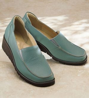 ルフラン（ルフラン）の「＜ラシーナコンフォート＞４Ｅ厚底シンプルローファー（ローファー）」｜ブルーグレー