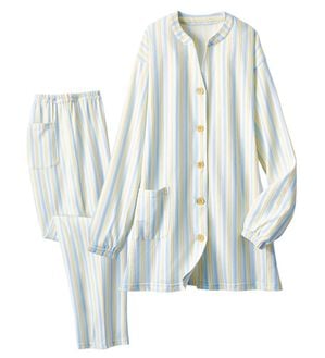「寝汗サラッ！ぐっすり快眠パジャマ（パジャマ・ルームウェア）」｜ブルーストライプ