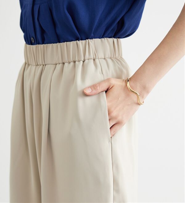 BELLUNA（ベルーナ）の「〈オフィス対応〉ワイドパンツ（ワイドパンツ・ガウチョ）」｜詳細画像