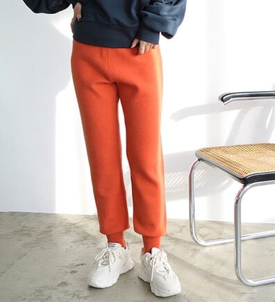 GeeRA（ジーラ）の「ニットジョガーパンツ（フルレングスパンツ）」