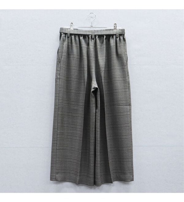 BELLUNA（ベルーナ）の「ウーリッシュ素材ベルト付ワイドパンツ（その他パンツ）」｜詳細画像