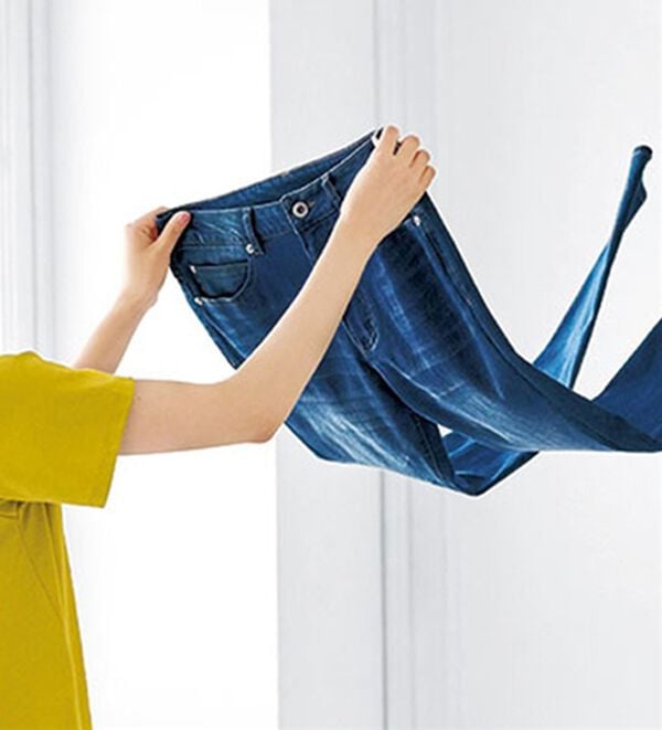 BELLUNA（ベルーナ）の「ヒンヤリ冷感！ライトオンスジーンズ（ワイドバギー）（ワイドパンツ・ガウチョ）」｜詳細画像