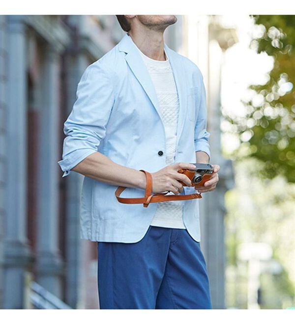 「シャツ感覚で羽織れる綿麻ジャケット（メンズジャケット）」｜詳細画像