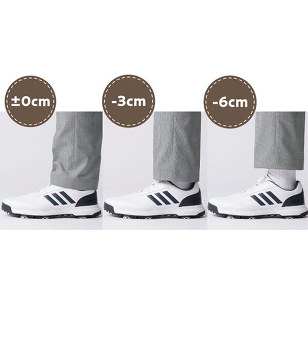 「＜コムルヴァン・オム・ゴルフ＞丈調整できるゴルフパンツ（メンズフルレングスパンツ）」｜詳細画像