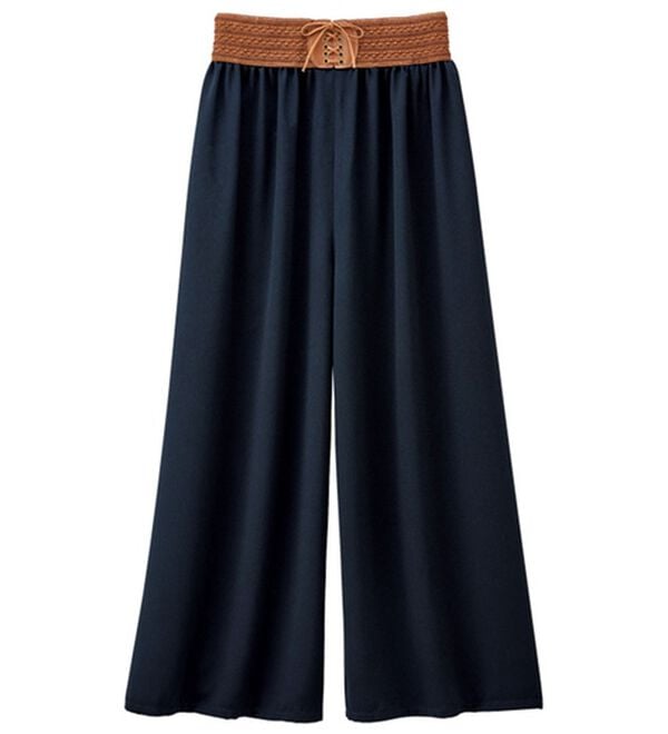 RANAN（ラナン）の「ウエストデザインパンツ（フルレングスパンツ）」｜詳細画像