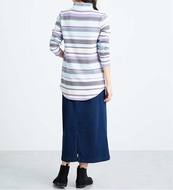 BELLUNA（ベルーナ）の「ふわふわ裏ファーハイネックプルオーバー（カットソー）」｜詳細画像