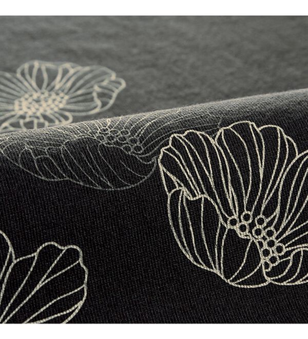 BELLUNA（ベルーナ）の「綿１００％ロング丈プリントＴシャツ（Tシャツ）」｜詳細画像