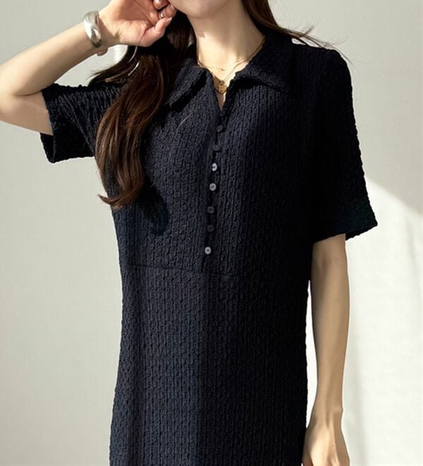 GeeRA（ジーラ）の「全骨格細見え！表面感素材マーメイドワンピース（その他ワンピース）」｜詳細画像