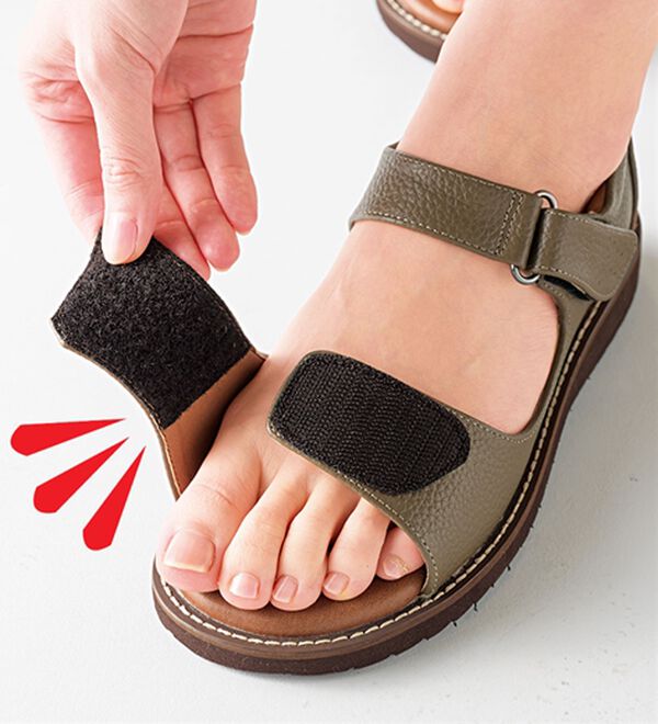 ルフラン（ルフラン）の「ワイズが調節できるカジュアルサンダル（サンダル・ミュール）」｜詳細画像