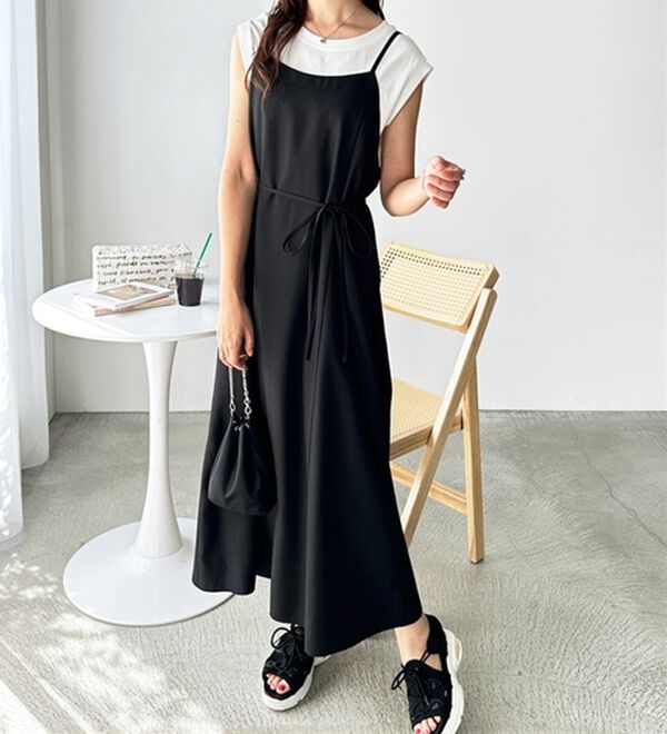 GeeRA（ジーラ）の「リネンライクロングキャミワンピース（その他ワンピース）」｜詳細画像